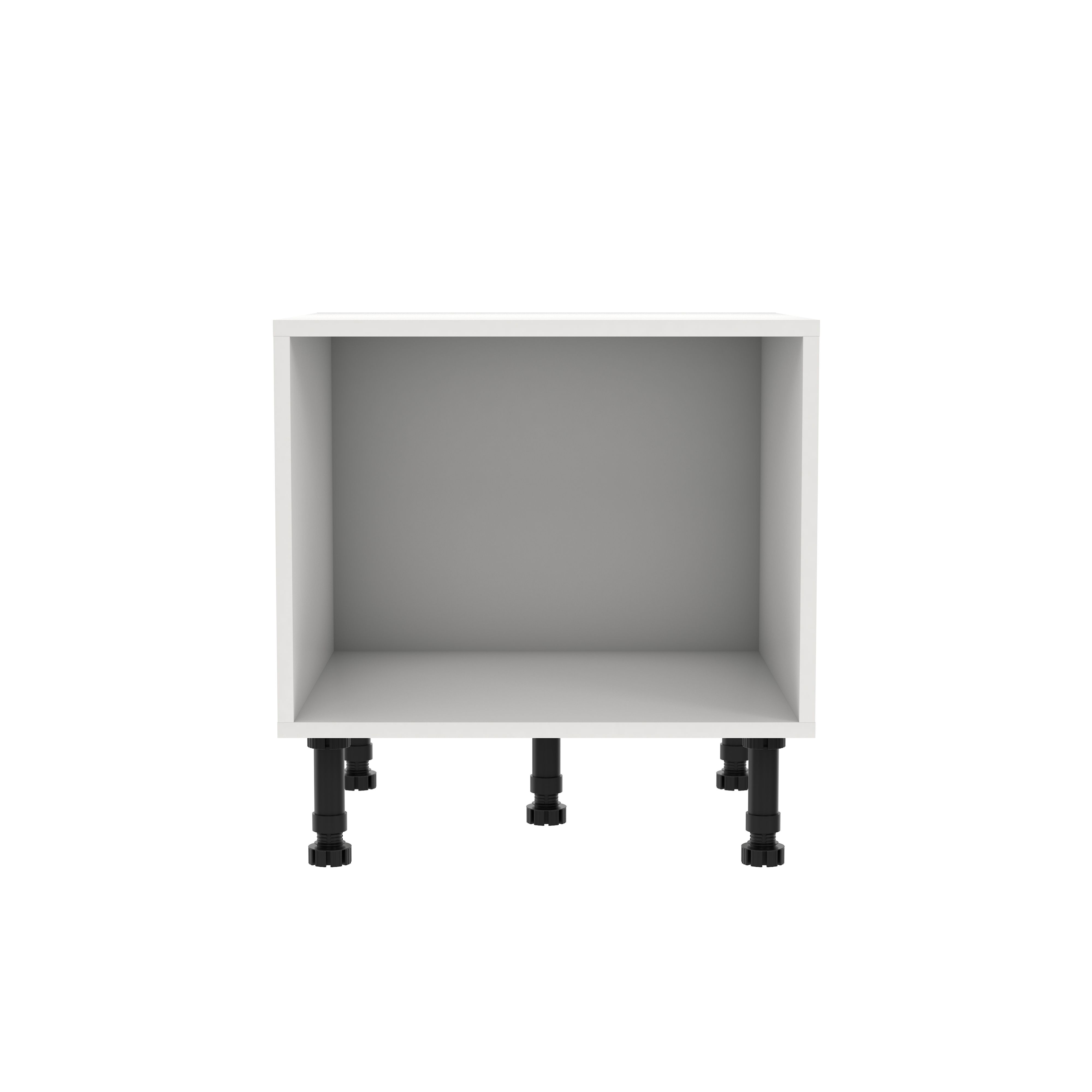 GoodHome Caraway White Belfast Base cabinet, (W)600mm