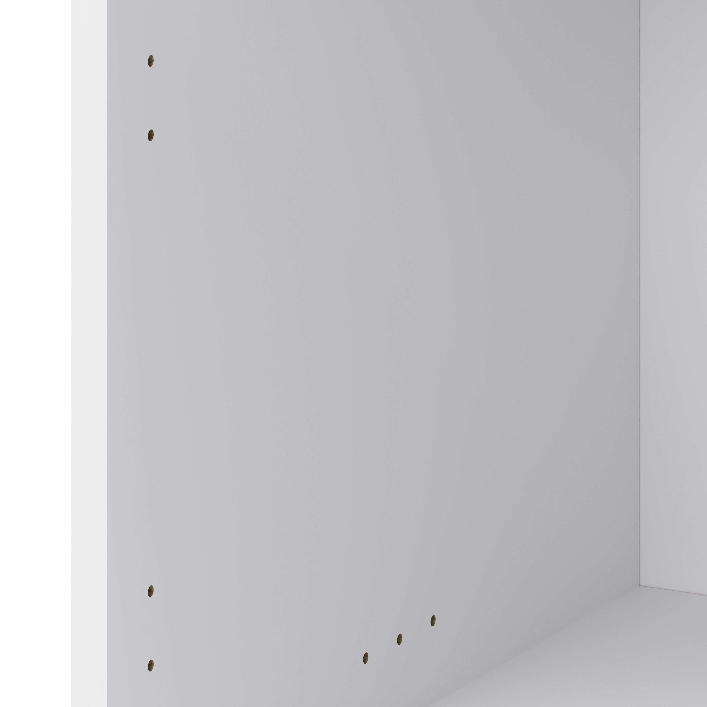 GoodHome Caraway White Belfast Base cabinet, (W)600mm