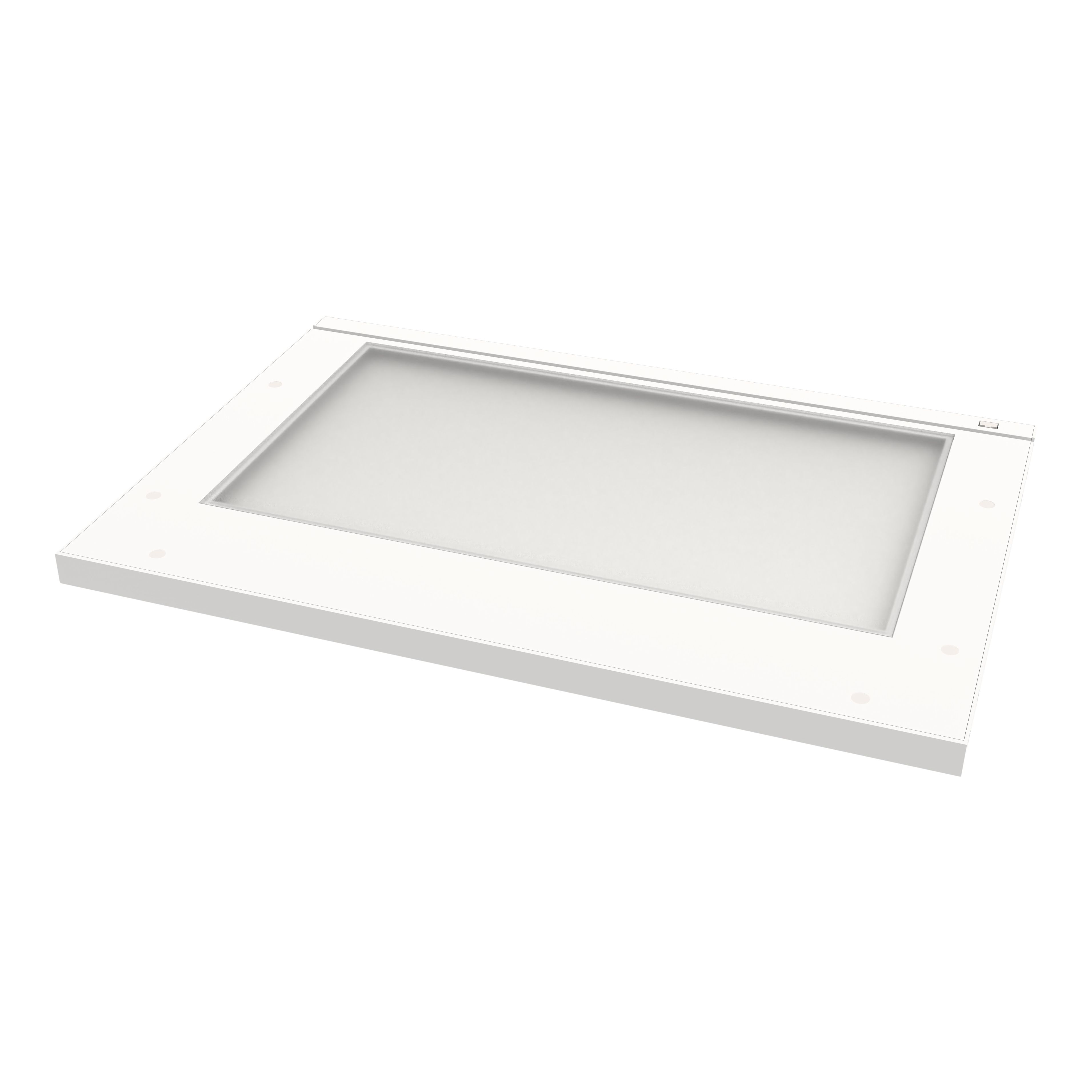 GoodHome Caraway White Mains-powered LED Cool white & warm white Under cabinet light IP20 (L)319mm (W)464mm