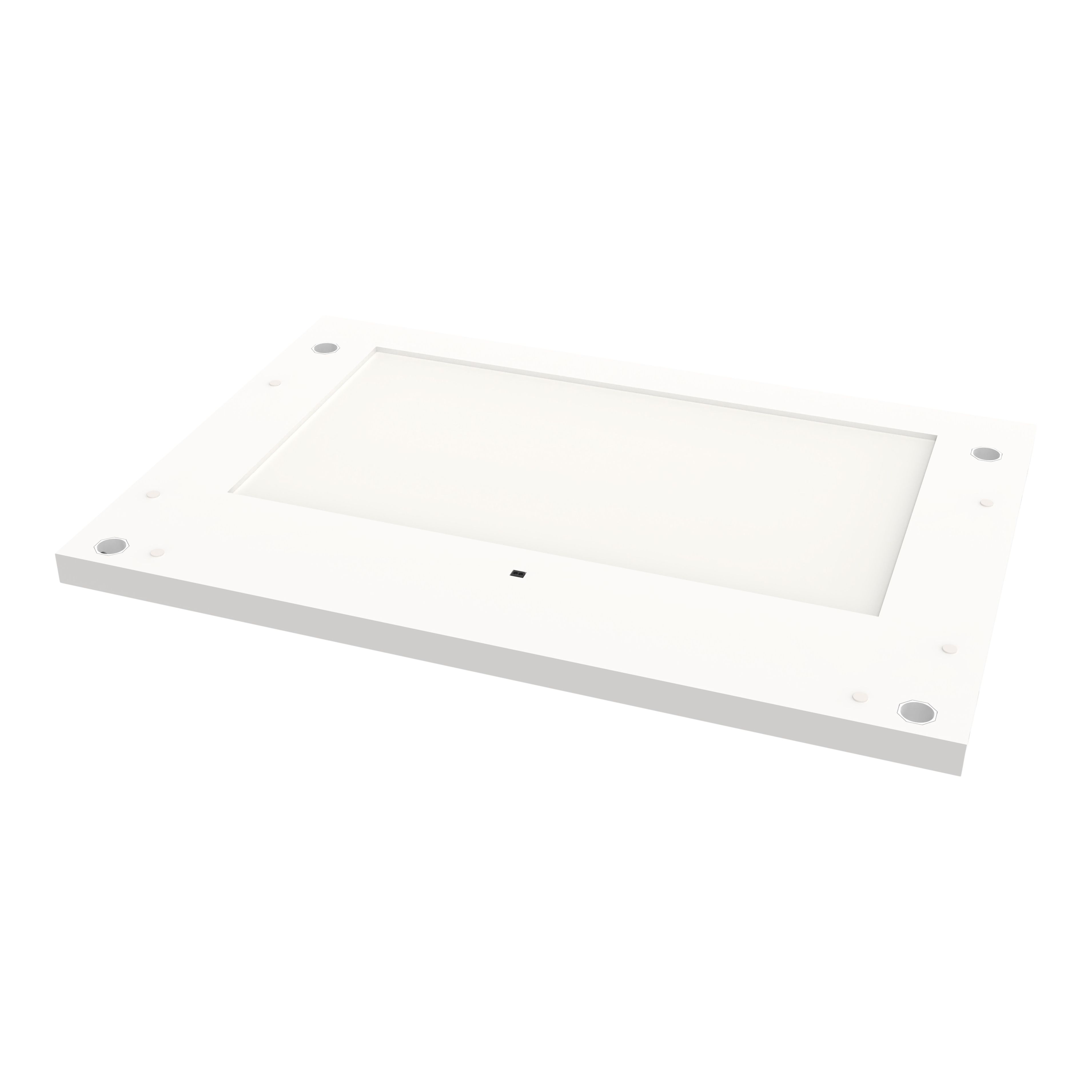 GoodHome Caraway White Mains-powered LED Cool white & warm white Under cabinet light IP20 (L)319mm (W)464mm