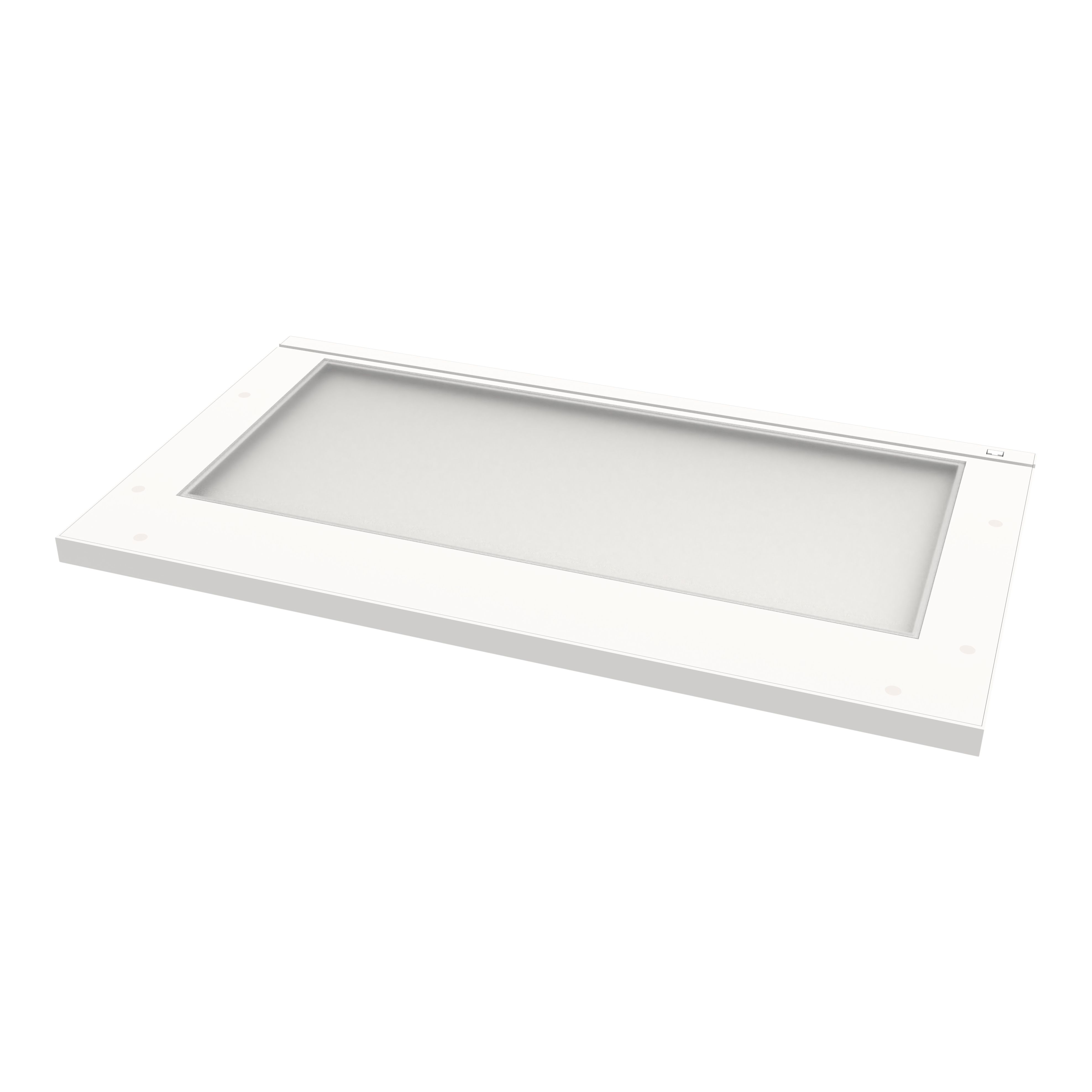 GoodHome Caraway White Mains-powered LED Cool white & warm white Under cabinet light IP20 (L)319mm (W)564mm