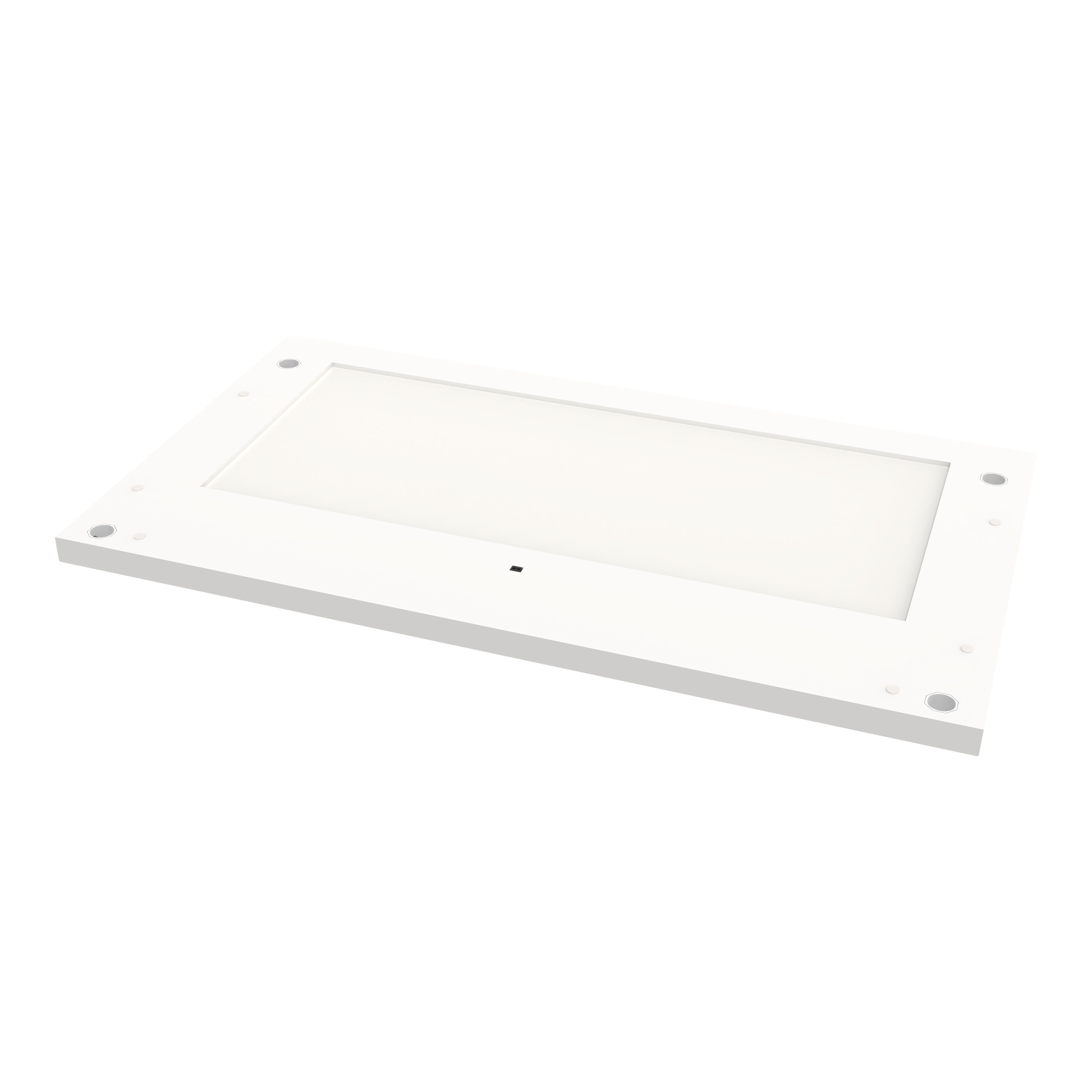 GoodHome Caraway White Mains-powered LED Cool white & warm white Under cabinet light IP20 (L)319mm (W)564mm