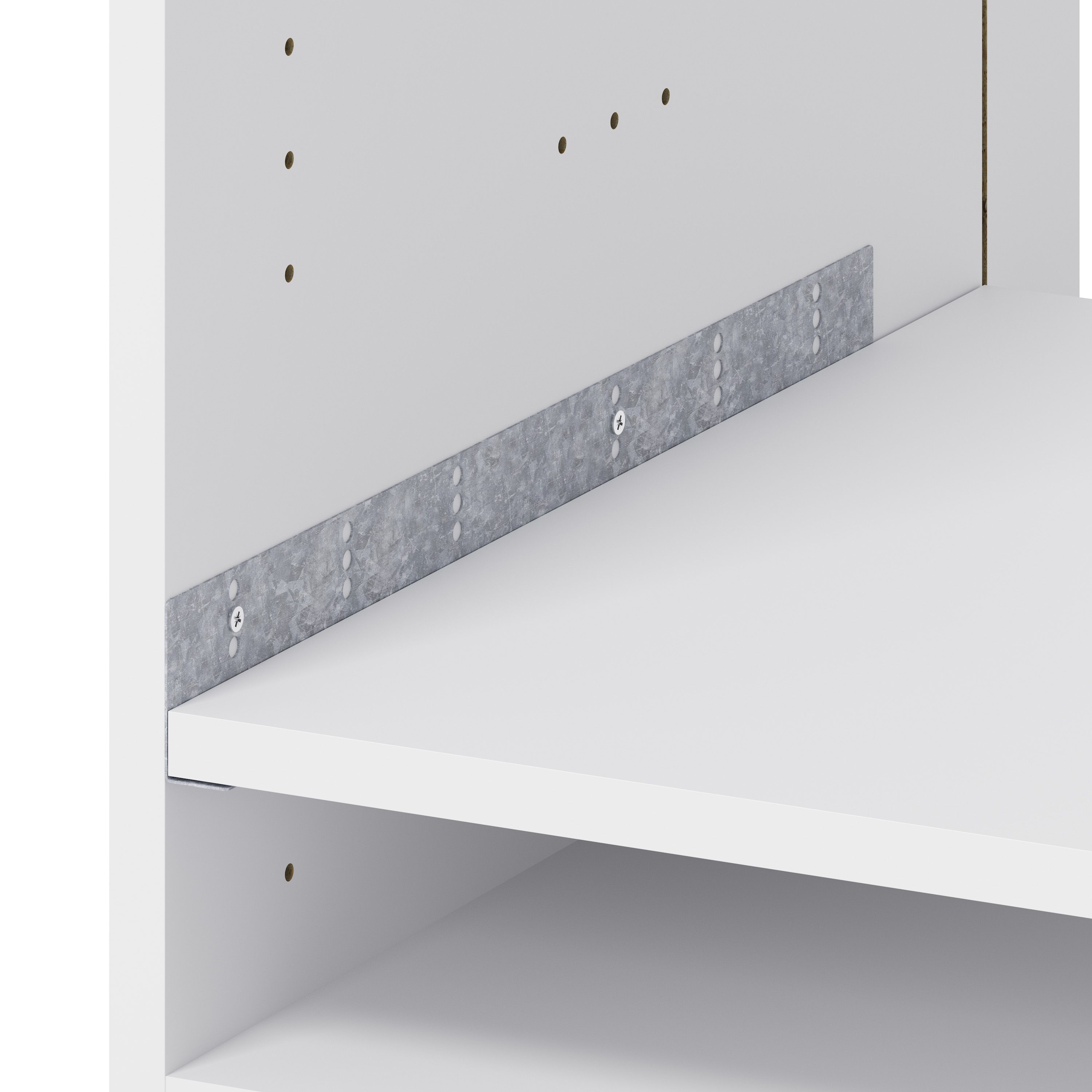 GoodHome Caraway White Oven housing Base unit, (W)600mm