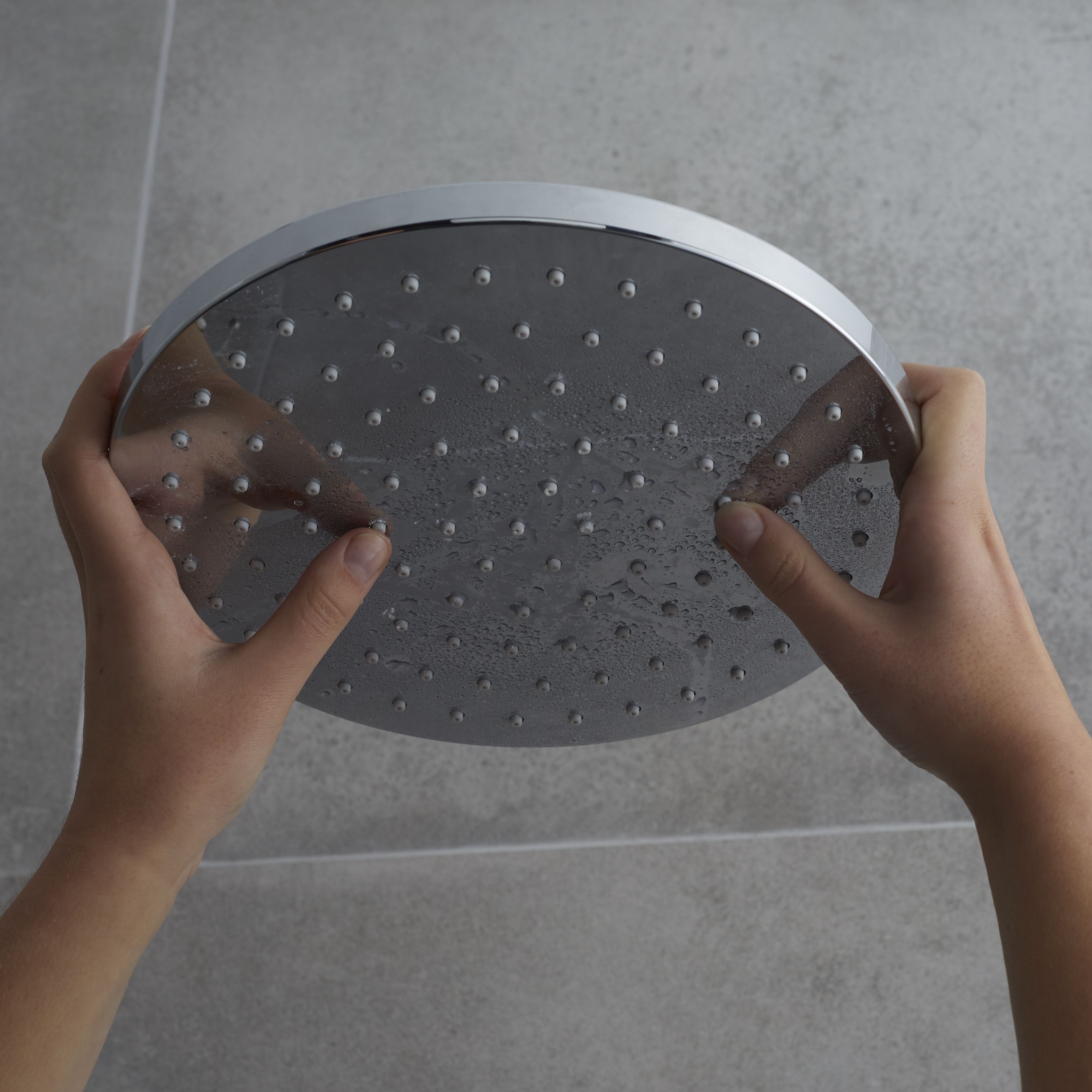 GoodHome Cavally Single-spray pattern Overhead Shower head