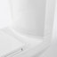 GoodHome Cavally White Close-coupled Toilet with Soft close seat