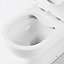 GoodHome Cavally White Close-coupled Toilet with Soft close seat