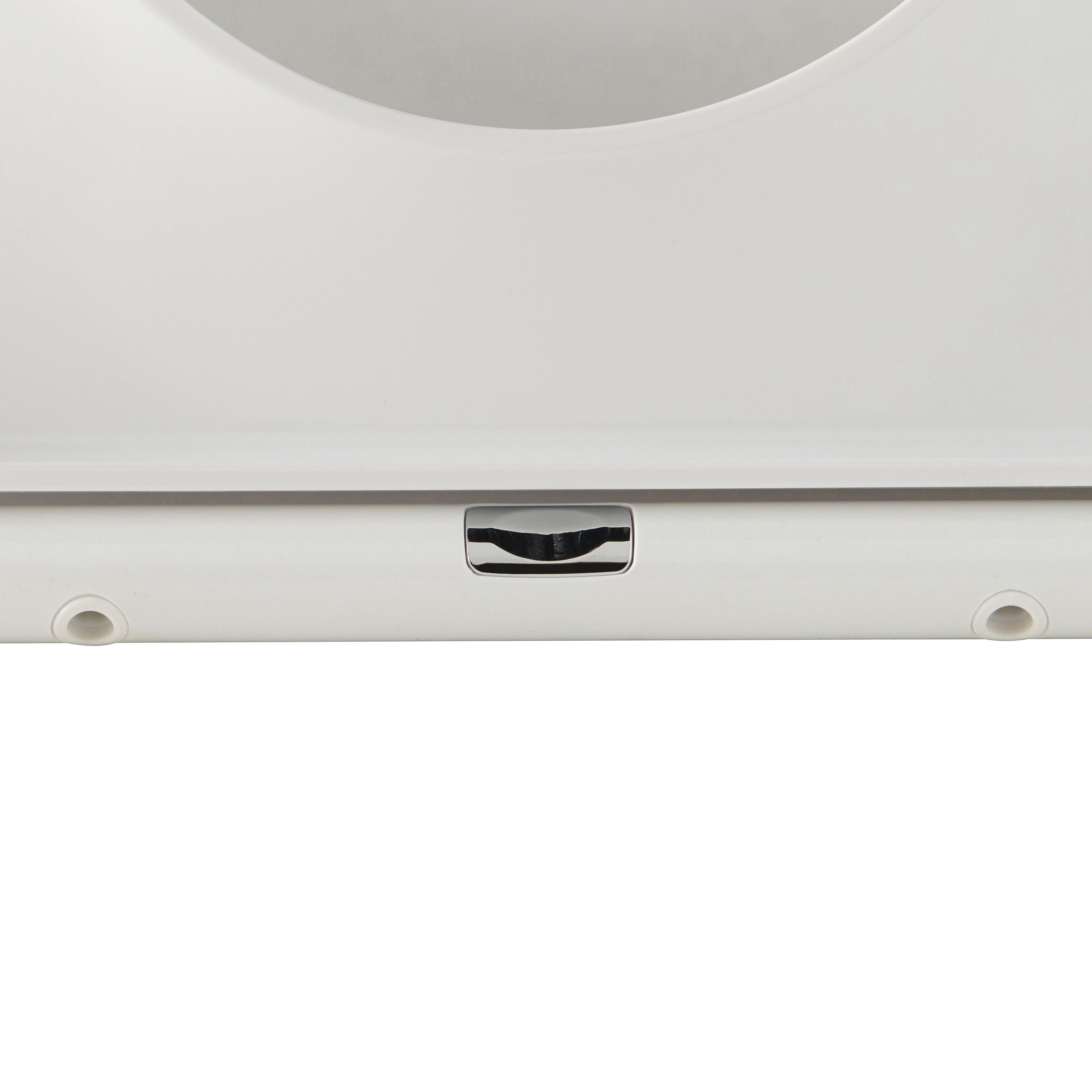 GoodHome Cavally White Soft close Toilet seat