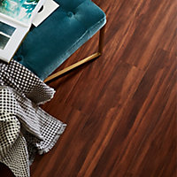 GoodHome Chaiya Brown Rustic effect Bamboo Real wood top layer flooring, 1.67m² Pack of 1