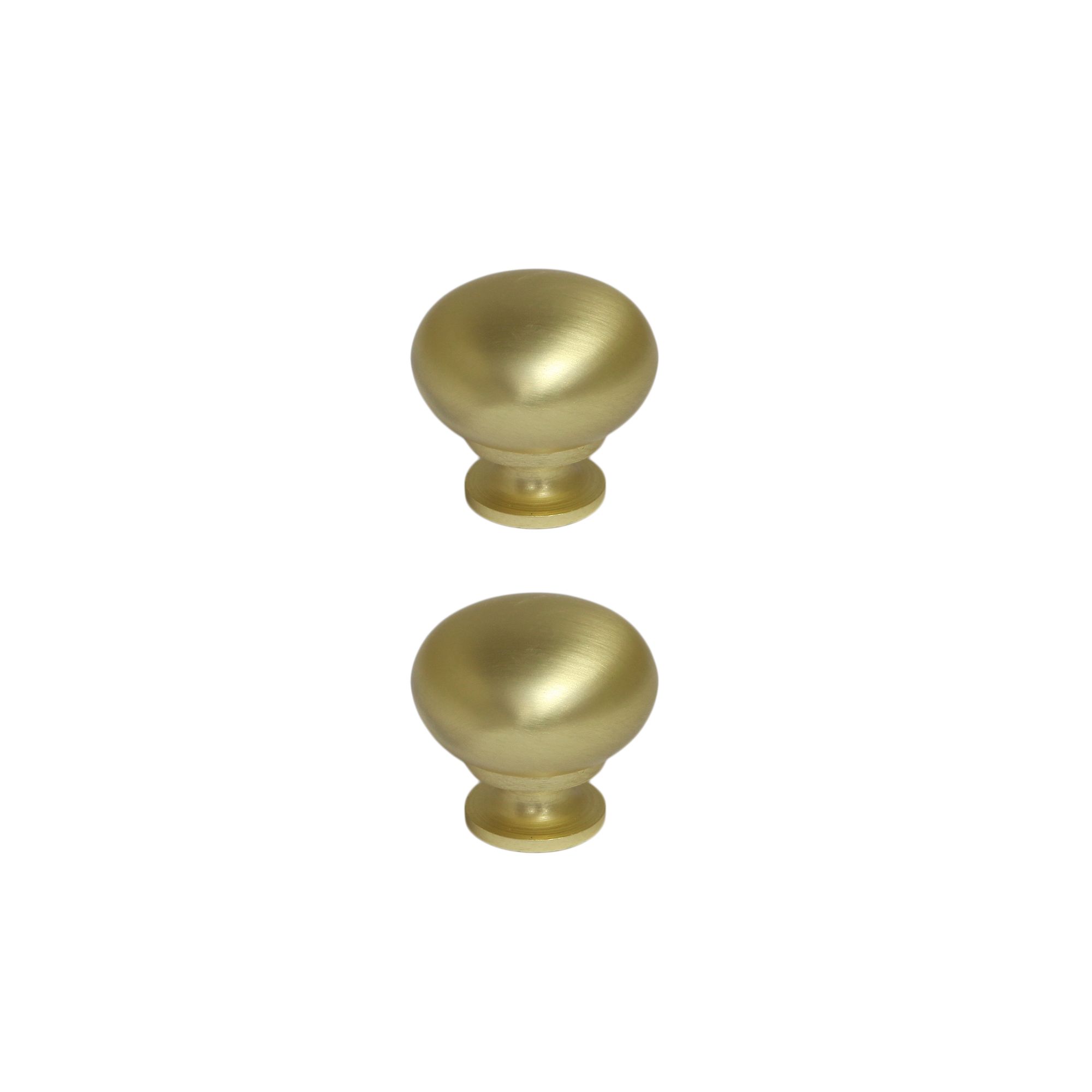 GoodHome Chervil Brass effect Kitchen cabinets Pull Handle (L)32mm