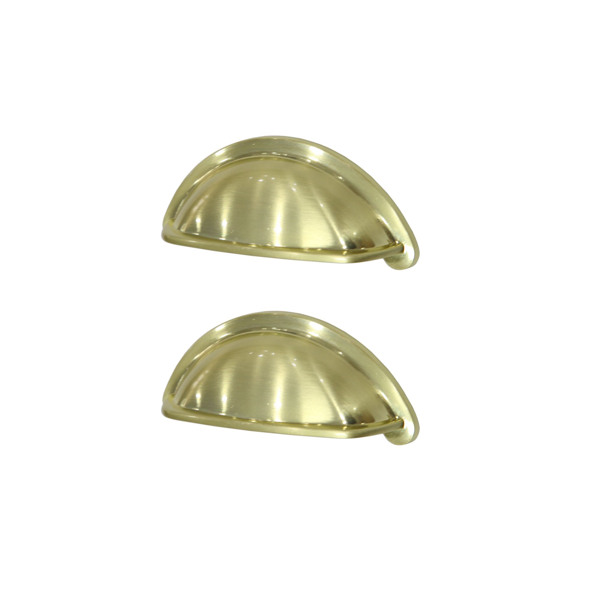 GoodHome Chervil Brass effect Kitchen cabinets Pull Handle (L)94.6mm