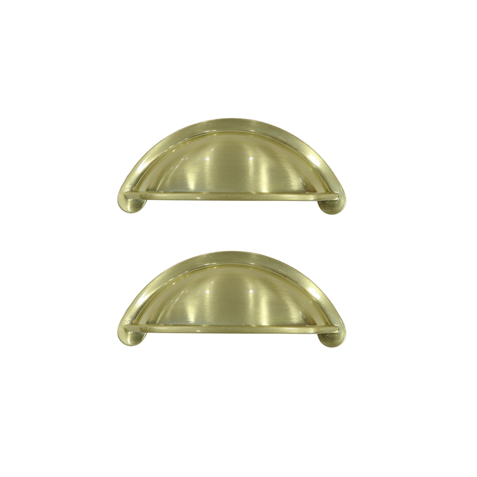 GoodHome Chervil Brass effect Kitchen cabinets Pull Handle (L)94.6mm