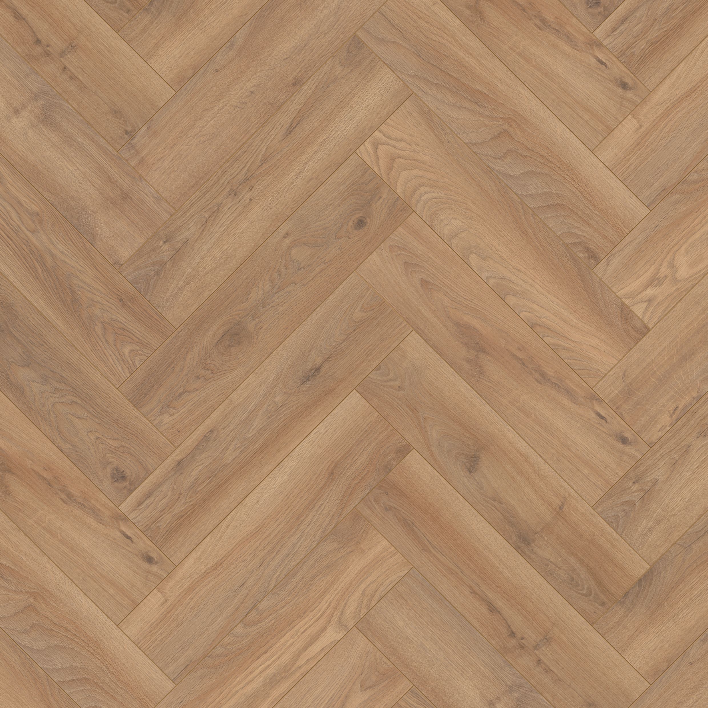 GoodHome Chesterfield Light Natural Herringbone Oak effect Laminate Flooring, 0.87m²