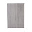 GoodHome Chia Grey oak effect slab Standard Clad on base panel (H)900mm (W)610mm