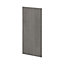 GoodHome Chia Grey oak effect slab Standard Wall End panel (H)720mm (W)320mm