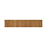 GoodHome Chia Horizontal woodgrain effect slab Standard Appliance Filler panel (H)115mm (W)597mm
