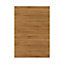 GoodHome Chia Horizontal woodgrain effect slab Standard End panel (H)900mm (W)610mm