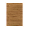 GoodHome Chia Horizontal woodgrain effect slab Tall appliance Cabinet door (W)600mm (H)867mm (T)18mm