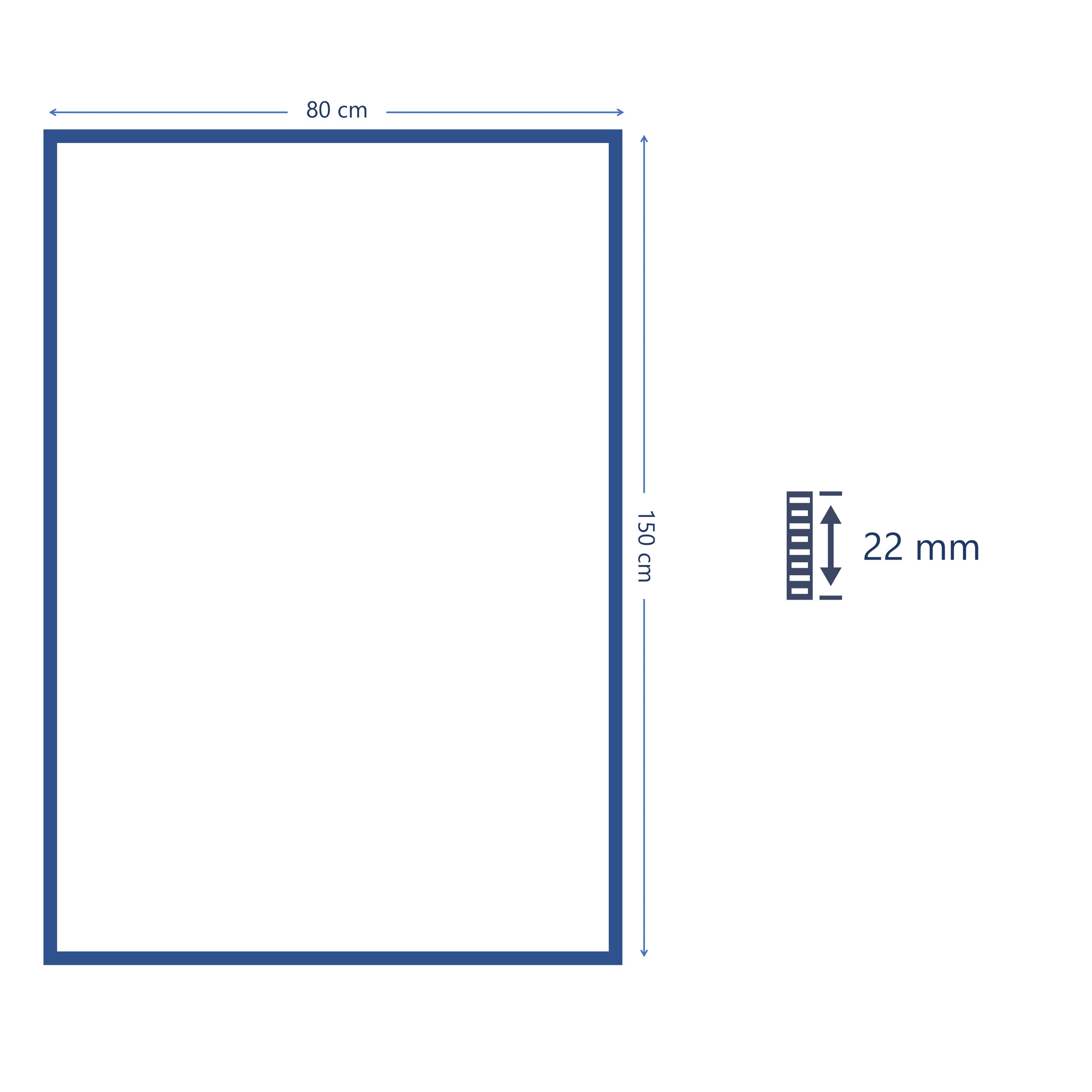 GoodHome Chios White Rug 150cmx80cm