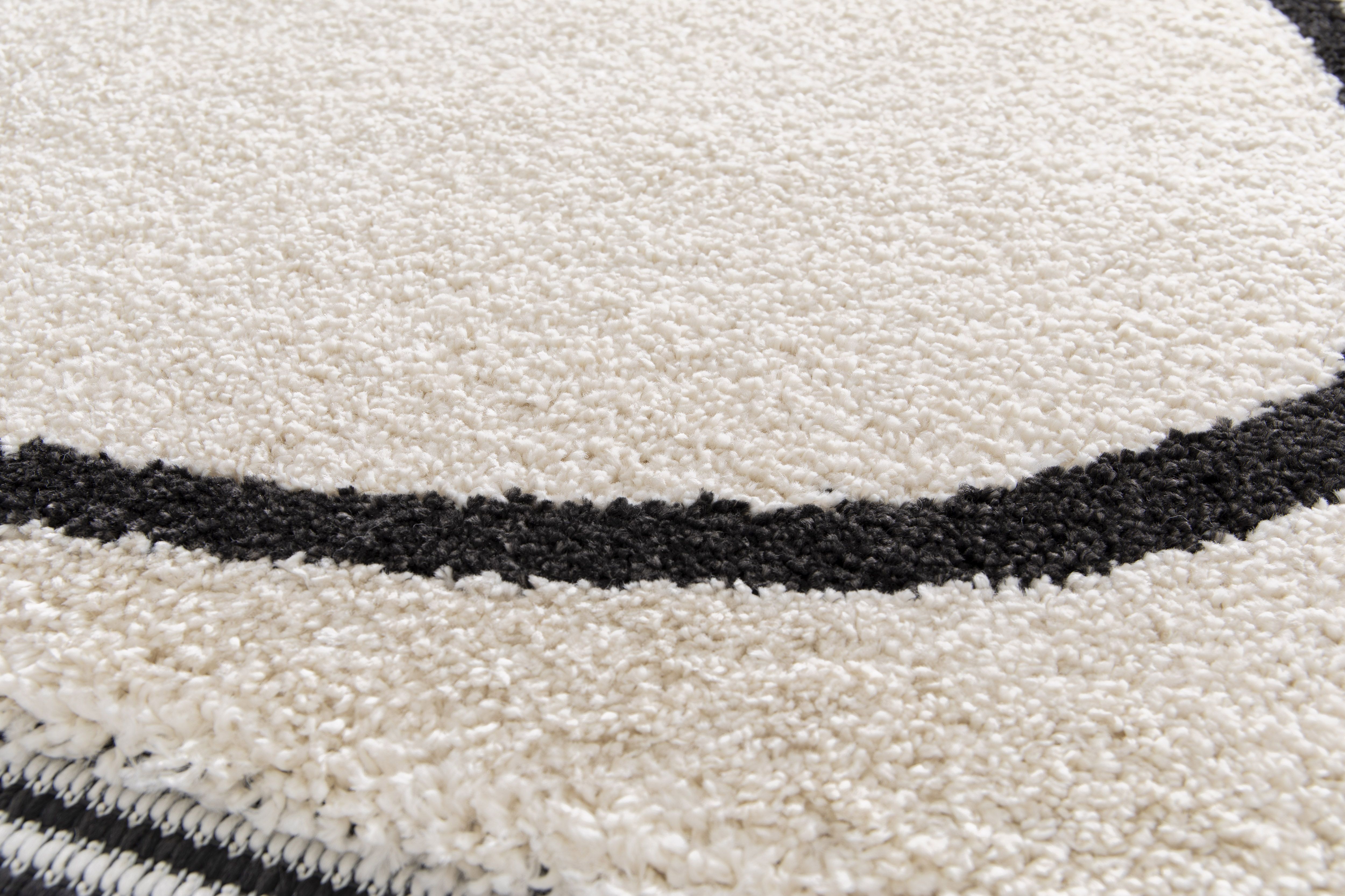 GoodHome Chios White Rug 150cmx80cm