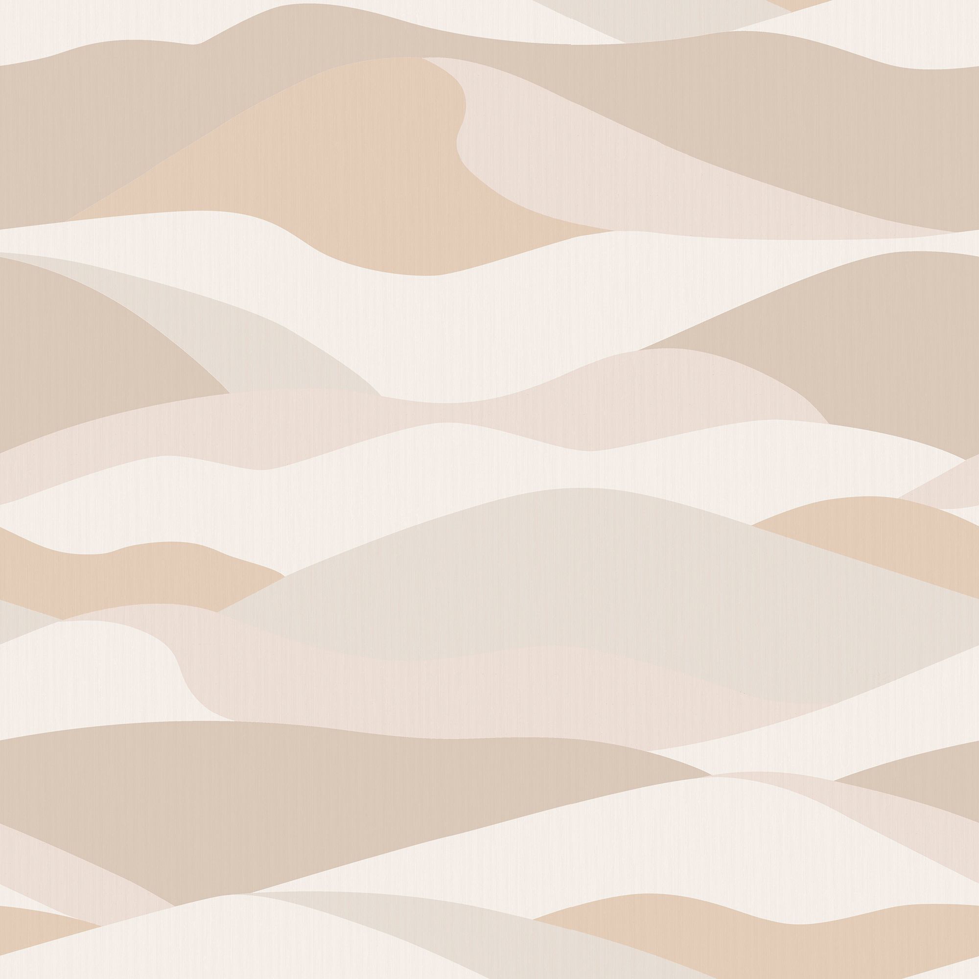 GoodHome Choussy Beige Abstract Embossed Wallpaper