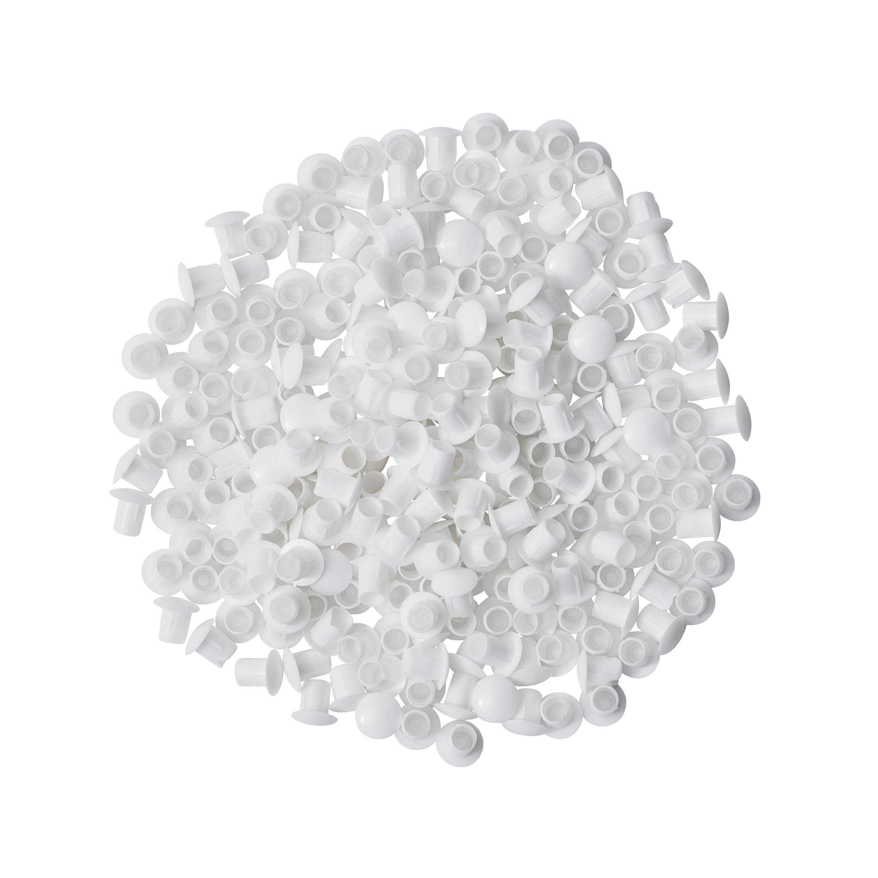 GoodHome Cicely White Cover cap, Pack of 250