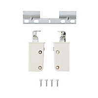 GoodHome Cicely White Wall hanging bracket kit, (W)175mm