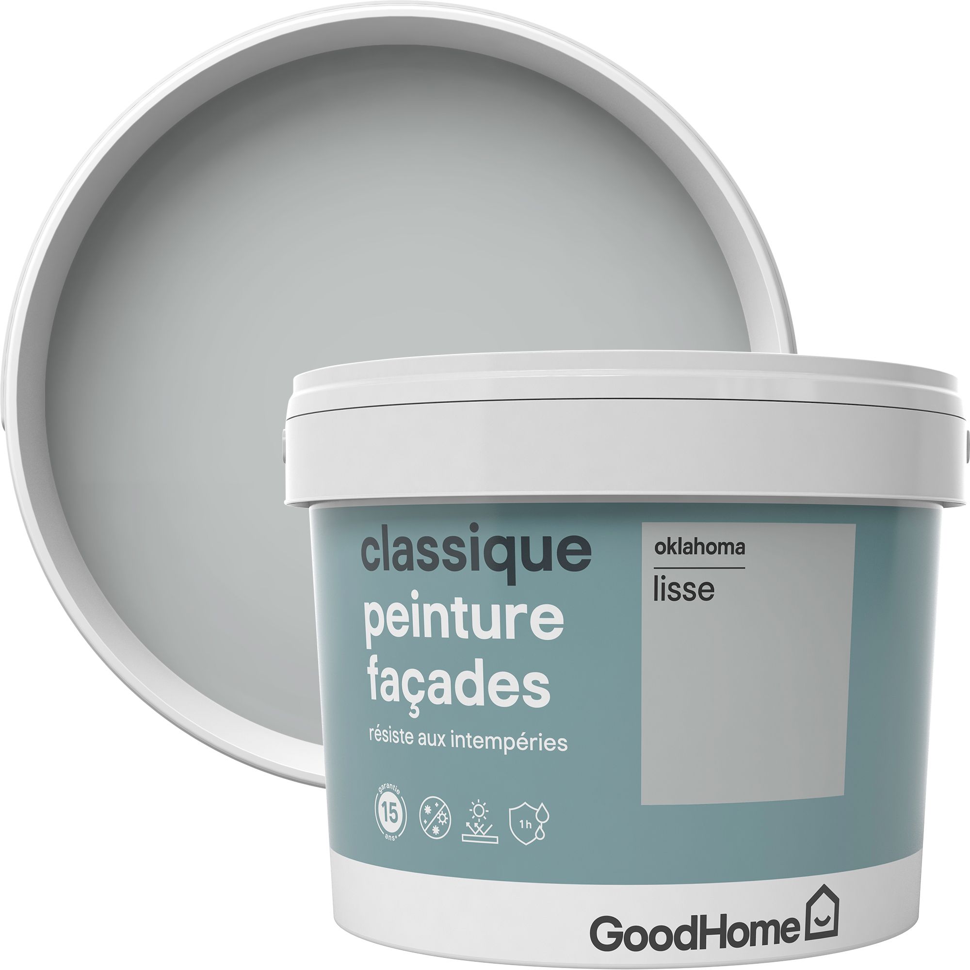GoodHome Classic Oklahoma Smooth Matt Masonry paint, 10L