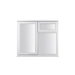 GoodHome Clear Double glazed White Left-handed Top hung Window, (H)1045mm (W)1195mm