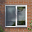 GoodHome Clear Double glazed White Left-handed Window, (H)1045mm (W)1195mm
