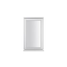 GoodHome Clear Double glazed White Left-handed Window, (H)1045mm (W)625mm