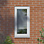 GoodHome Clear Double glazed White Left-handed Window, (H)1045mm (W)625mm