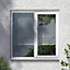 GoodHome Clear Double glazed White Left-handed Window, (H)1195mm (W)1195mm