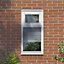 GoodHome Clear Double glazed White Top hung Window, (H)1045mm (W)910mm