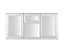 GoodHome Clear Double glazed White Top hung Window, (H)1195mm (W)1765mm