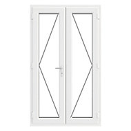 GoodHome Clear Double glazed White uPVC External Patio door & frame, (H)2090mm (W)1190mm
