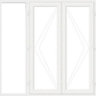 GoodHome Clear Double glazed White uPVC External Patio door & frame, (H)2090mm (W)2390mm