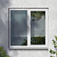 GoodHome Clear Double glazed White uPVC Left-handed Window, (H)1040mm (W)1190mm