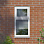 GoodHome Clear Double glazed White uPVC Top hung Window, (H)1190mm (W)610mm