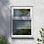 GoodHome Clear Double glazed White uPVC Top hung Window, (H)965mm (W)1190mm