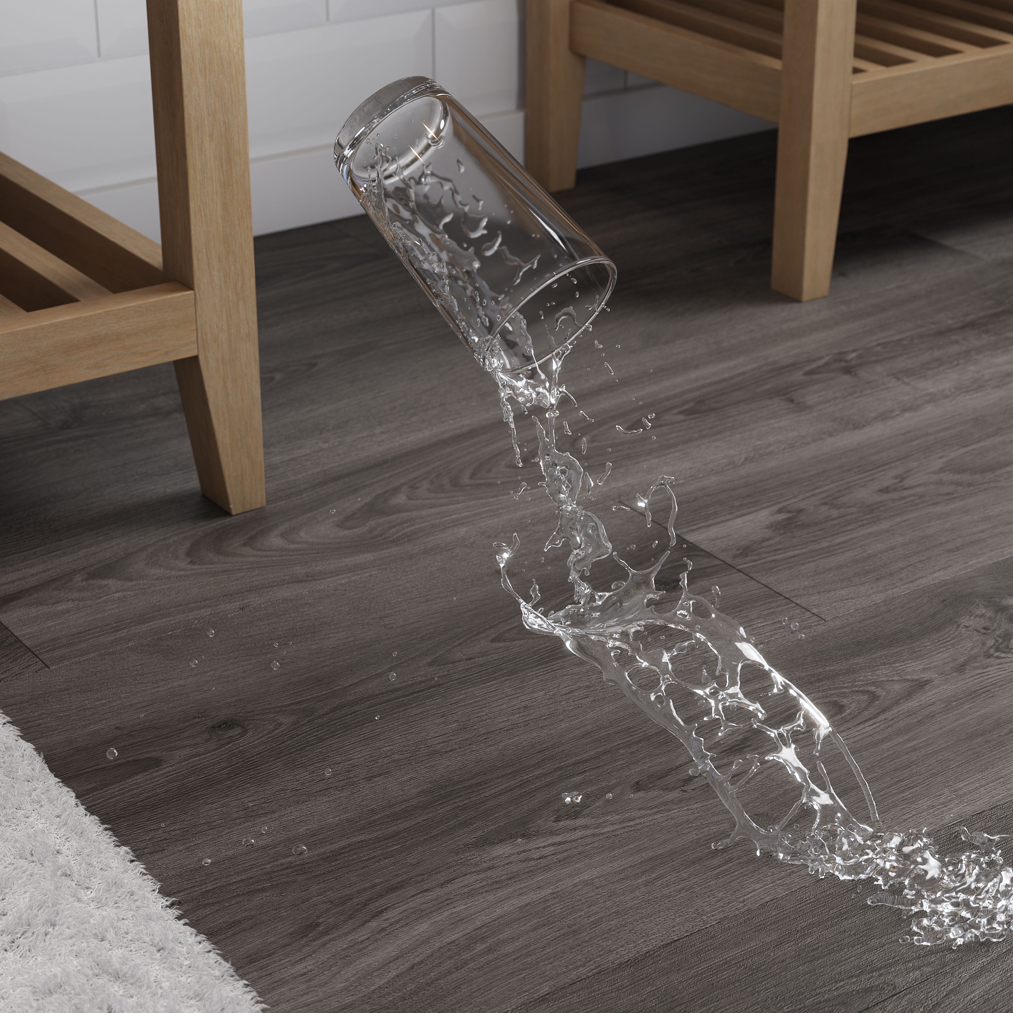 GoodHome Cleobury Brown Oak effect Laminate Flooring, 1.69m²