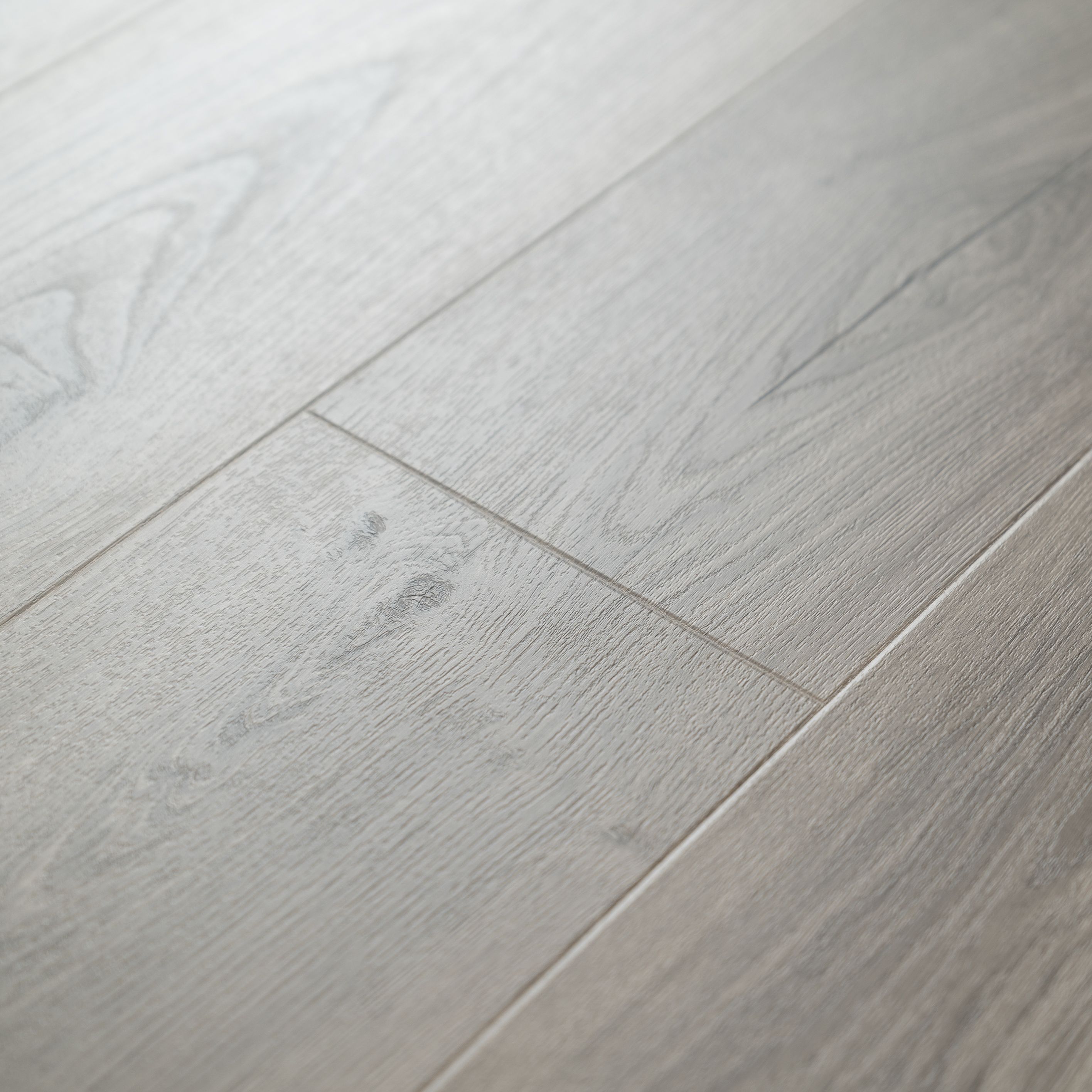 GoodHome Cleobury Brown Structured Oak effect Laminate flooring Sample