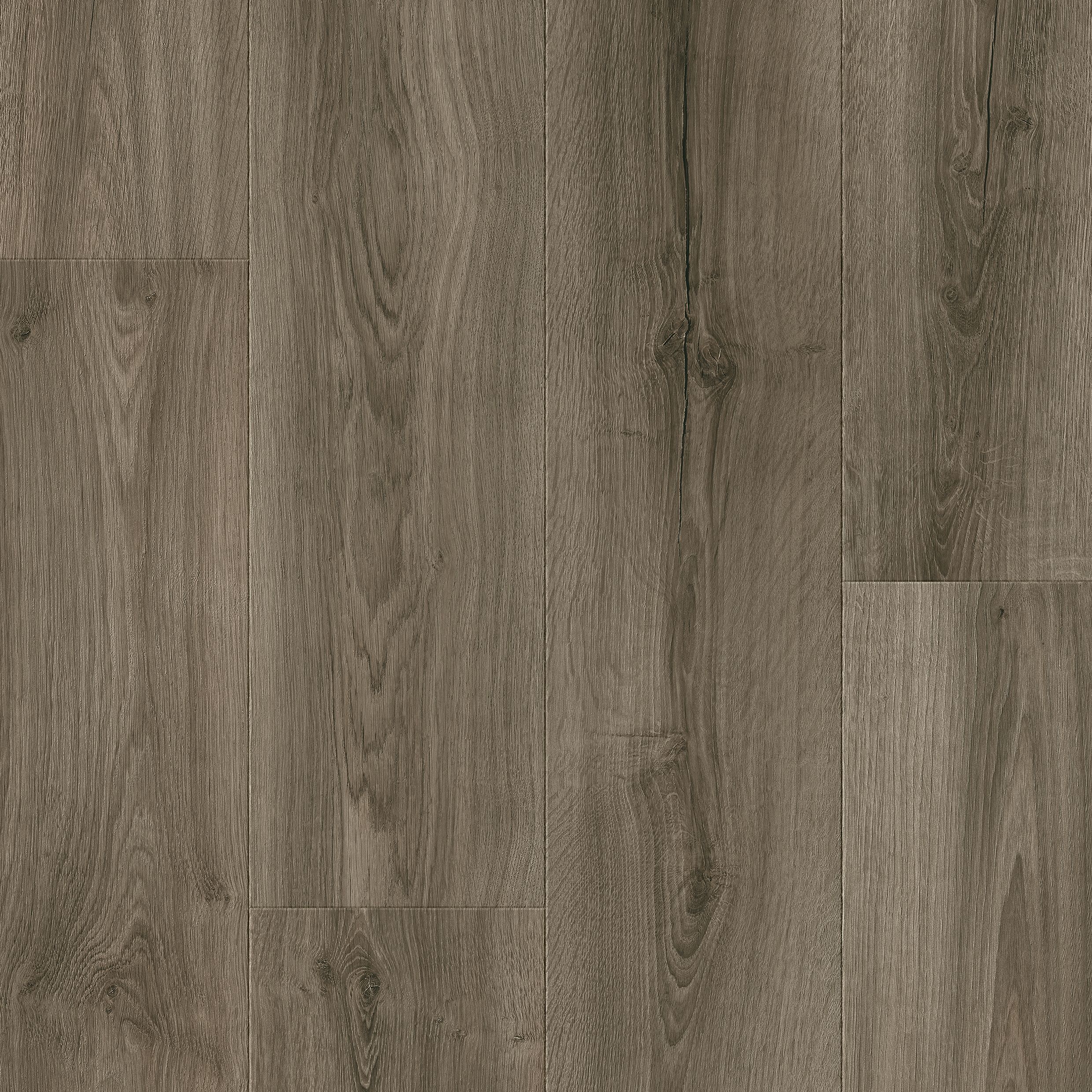GoodHome Cleobury Brown Structured Oak effect Laminate flooring Sample