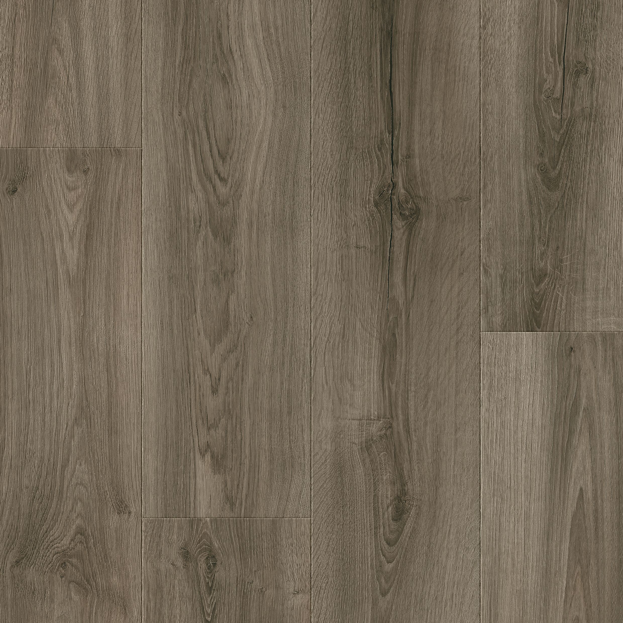 GoodHome Cleobury Brown Structured Oak effect Laminate flooring Sample