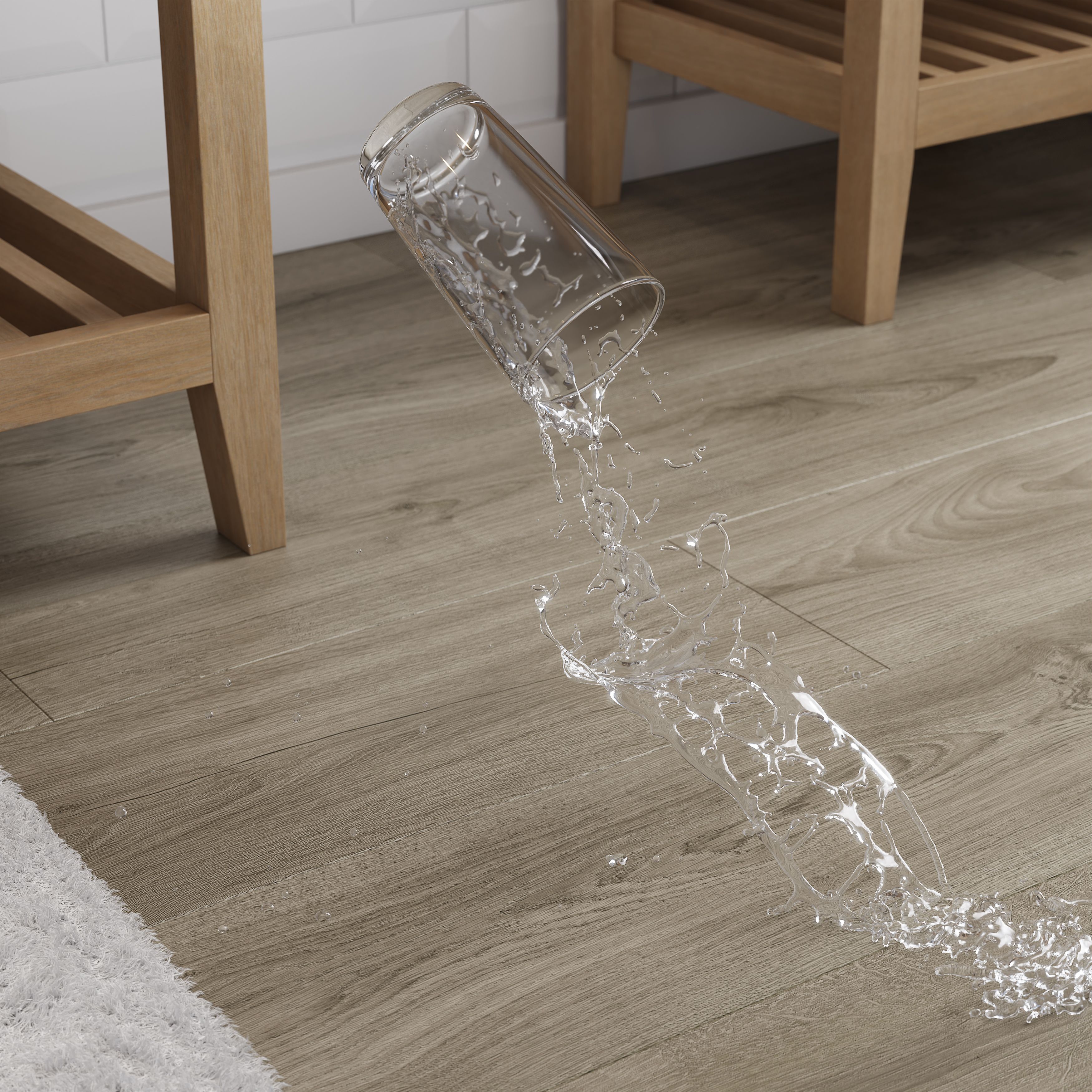 GoodHome Cleobury Grey Oak effect Laminate Flooring, 1.69m²