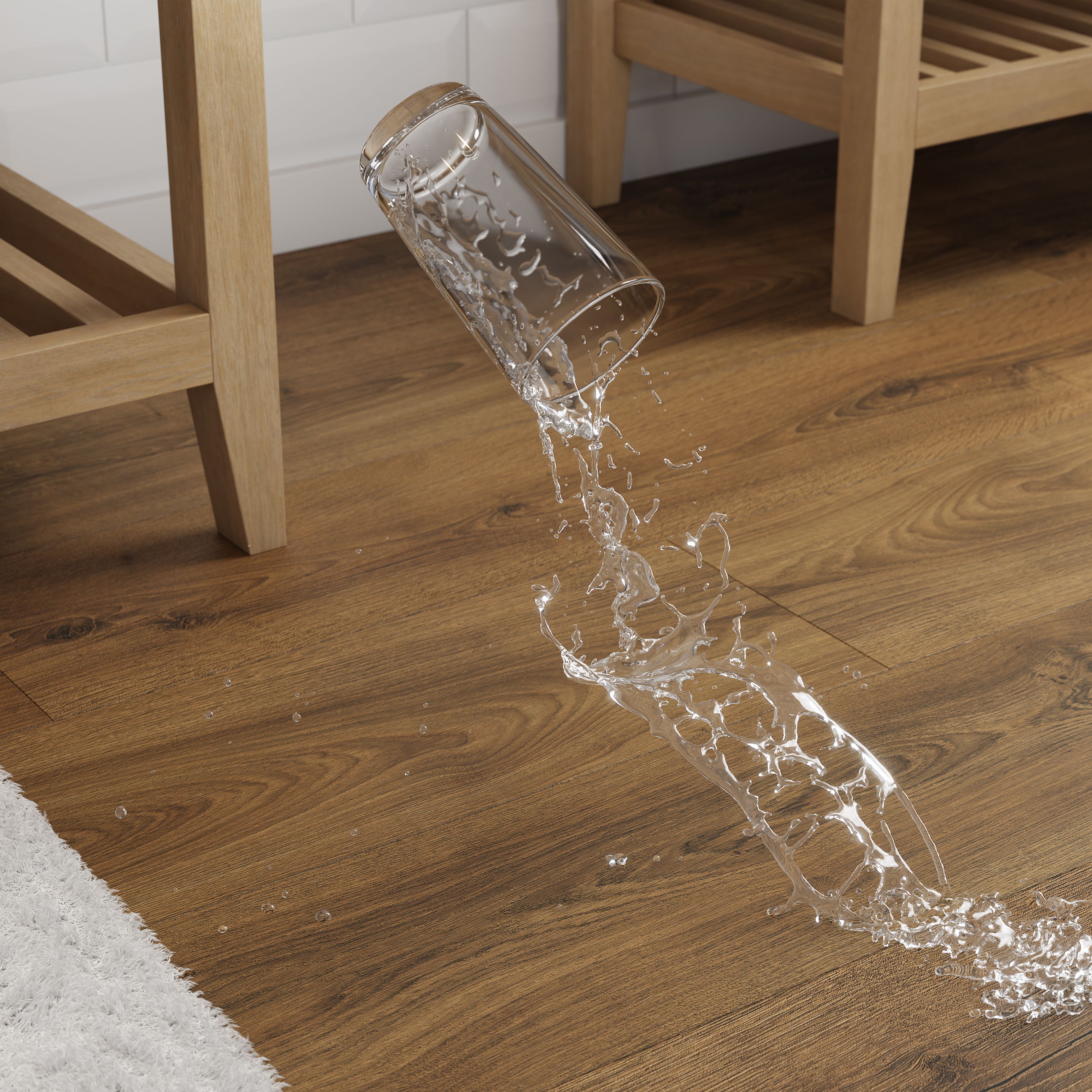 GoodHome Cleobury Honey Oak effect Laminate Flooring, 1.69m²