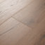 GoodHome Cleobury Honey Structured Oak effect Laminate flooring Sample