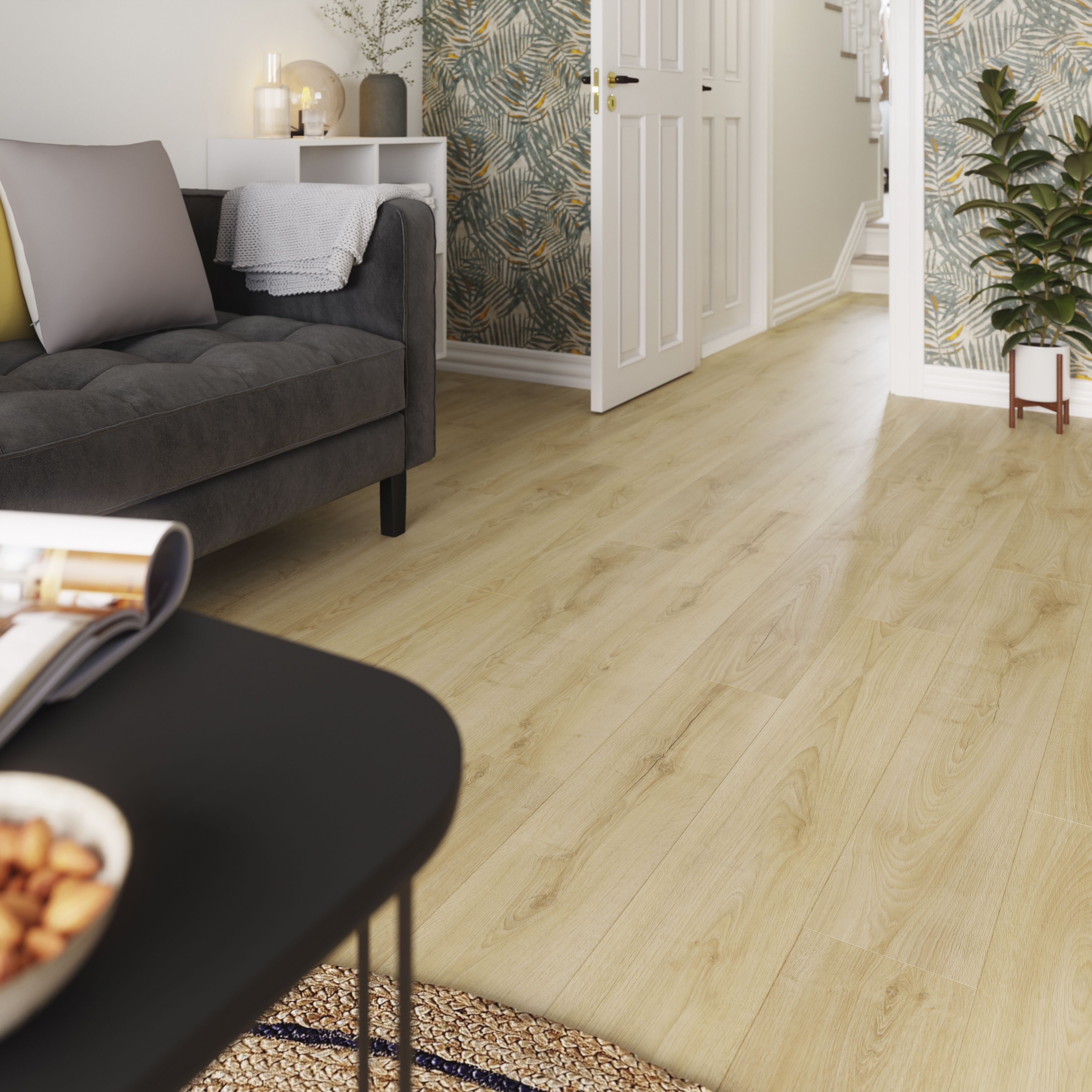 GoodHome Cleobury Laminate Flooring, 1.69m²