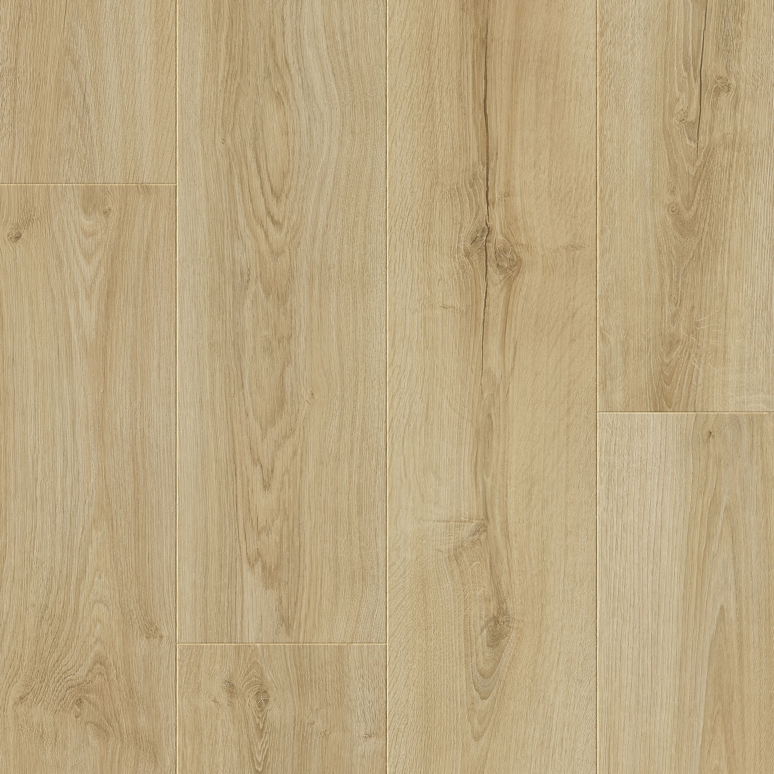 GoodHome Cleobury Structured Oak effect Laminate flooring Sample