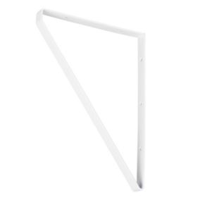 GoodHome Clever White Steel Shelving bracket (H)280mm (D)200mm