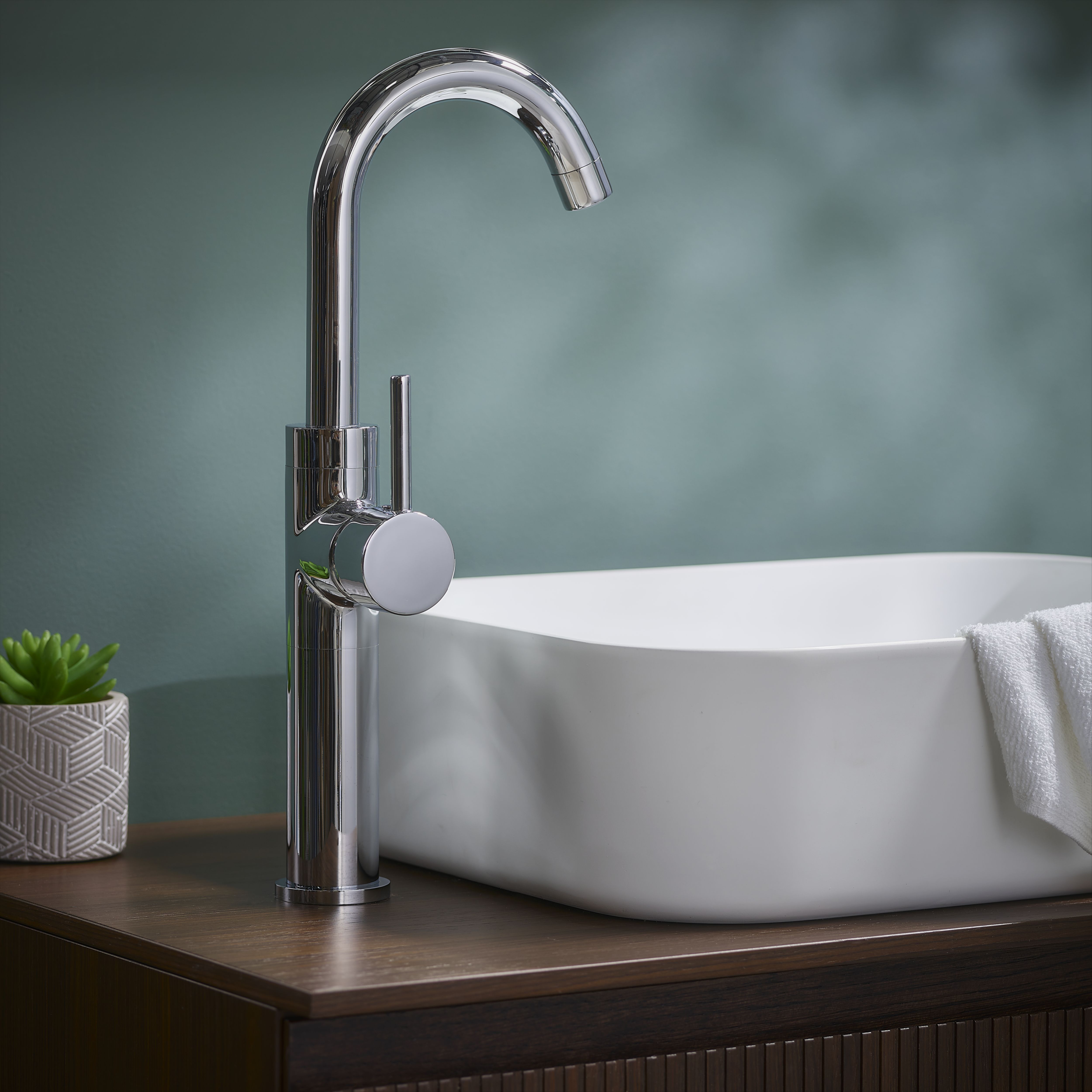 GoodHome Coggia Tall Basin Mono mixer Tap